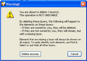 blufftitler delete layers