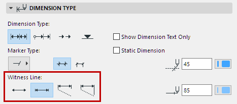 archicad 16 dimension parallell to a line