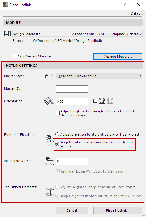 PlaceIFCModuleHLSettings.png