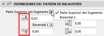 Lección 21.03.2.06 Definiciones del Balaustre BalusterTopBottomOffset