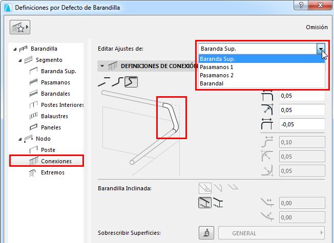 Lección 21.03.2.10 Definiciones de Conexión RailConnectionSettings