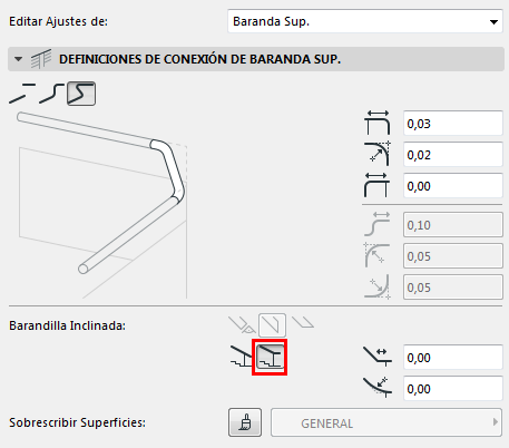 Lección 21.03.2.10 Definiciones de Conexión SlopedRailing2