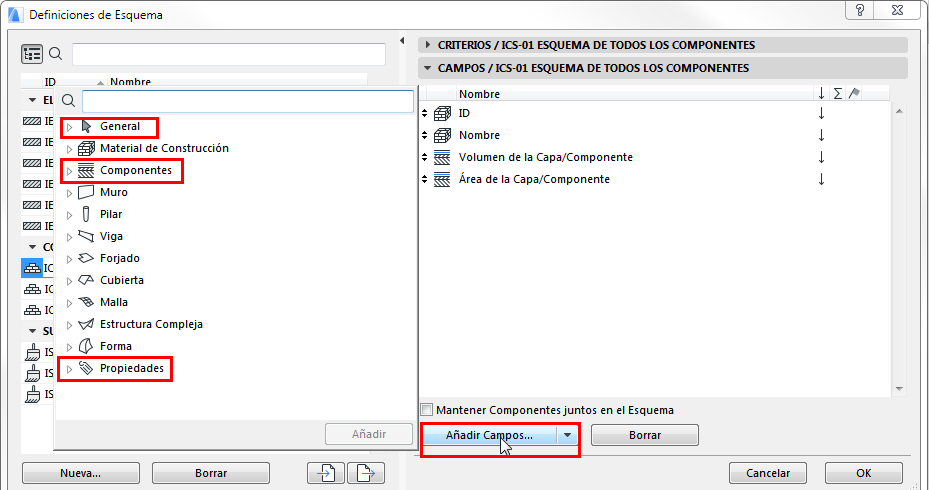 Cuadro De Dialogo Definiciones De Esquema Esquema Interactivo