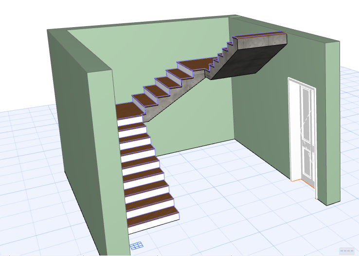 Archicad нарисовать лестницу