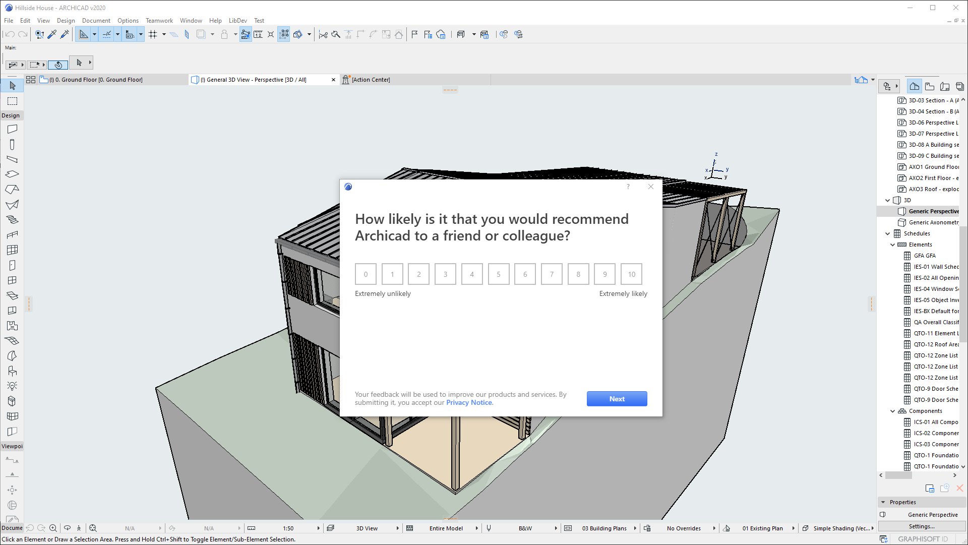 ARCHICAD User Feedback - Net Promoter Score Survey