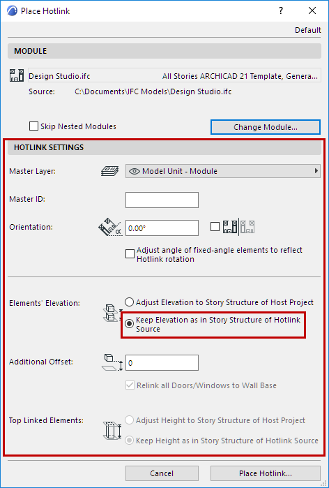 PlaceIFCModuleHLSettings.png