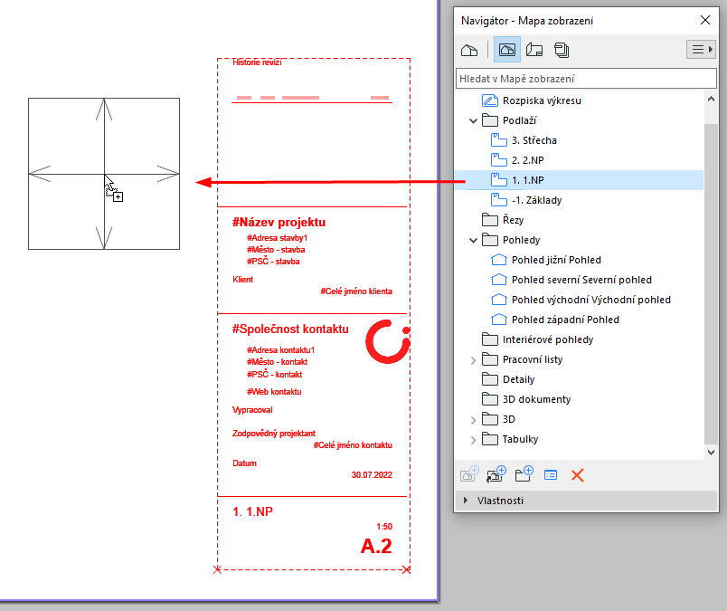 Jak vložit výkres do ArchiCADu?