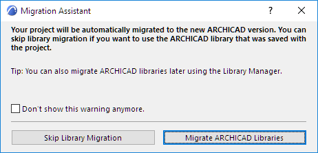 archicad 20 migration library download