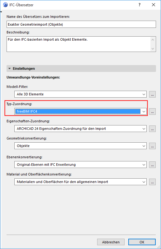 TypeMappingExport_freeBIM.png