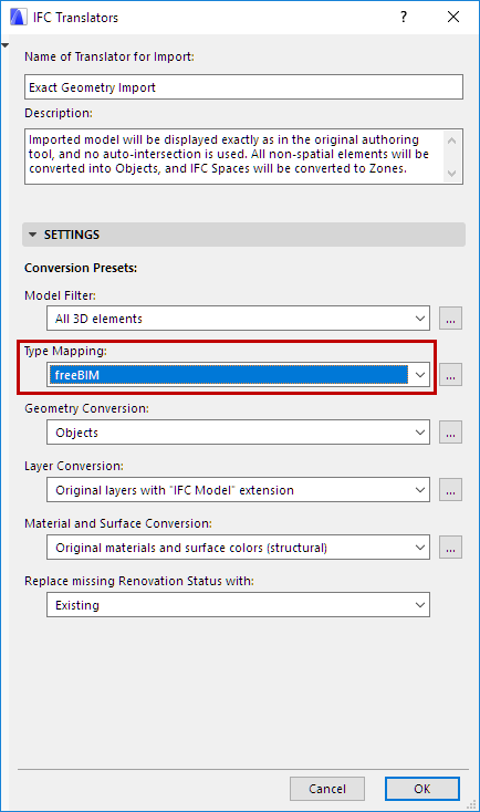 TypeMappingExport_freeBIM.png