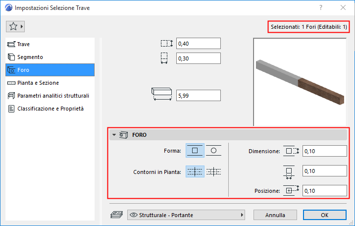 Select1BeamHoleSettings.png