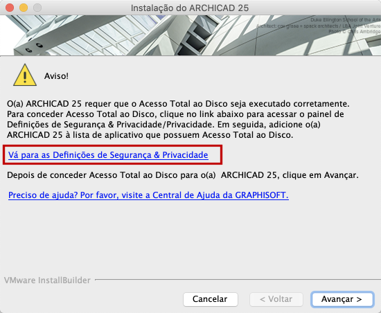 Mac OS 10.15: Conceder o Acesso Total ao Disco