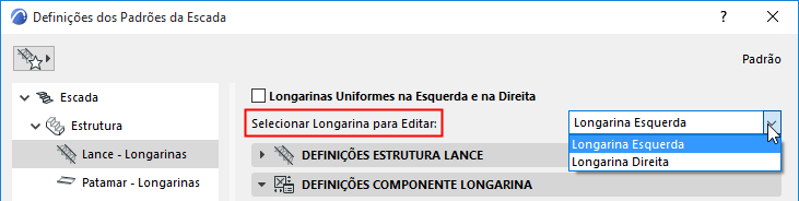 Longarinas Do Lance E Estrutura Do Patamar